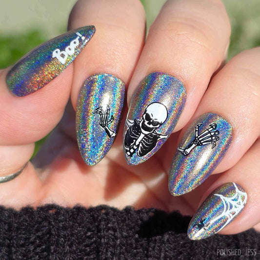 Hallo-Ween (CjSH-55) Steel Nail Art Layered Stamping Plate