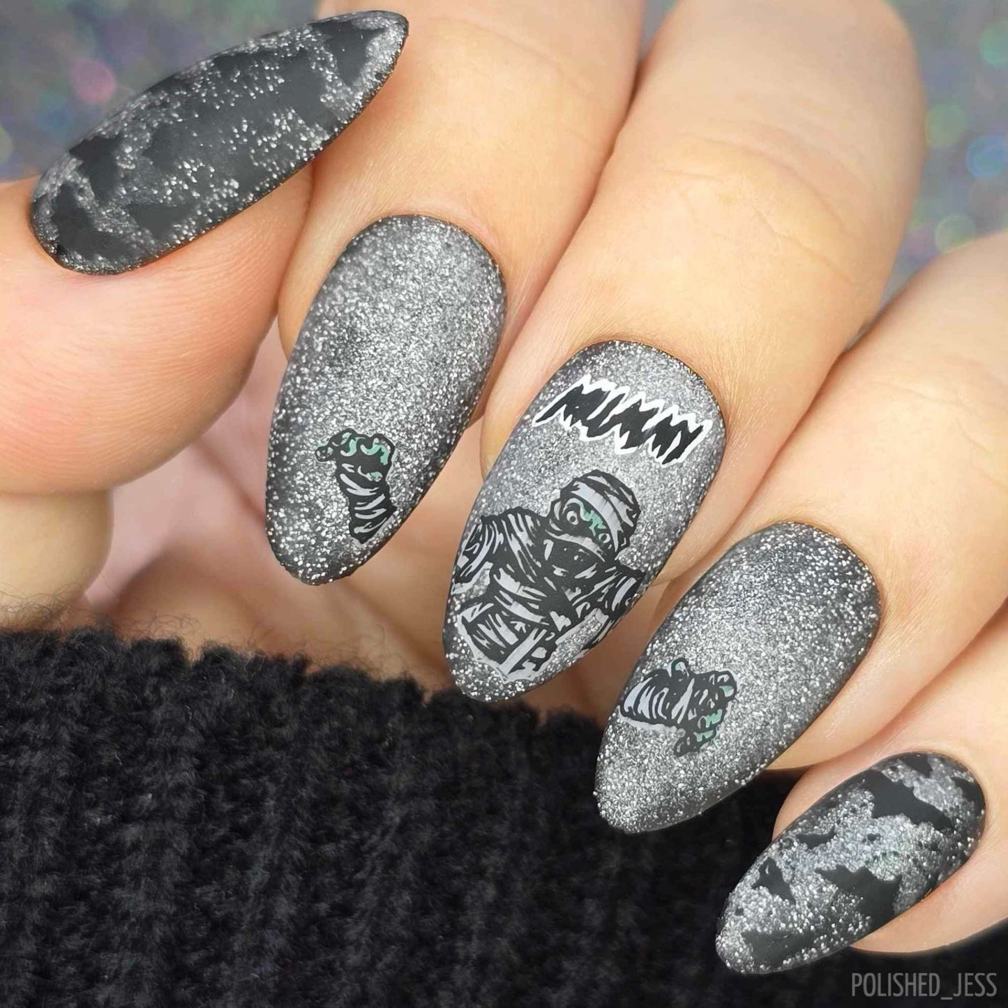 The Mummy (CjSH-70) Steel Nail Art layered Stamping Plate