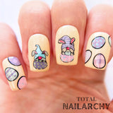 Patterned Easter Gnomes (CjSH-75) Steel Nail Art Stamping Plate