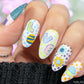 Patterned Easter Gnomes (CjSH-75) Steel Nail Art Stamping Plate