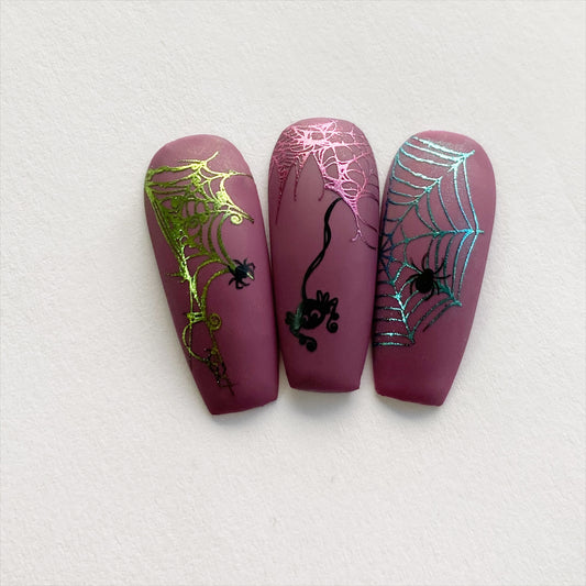 Creepy Crawly (CjS-H-80) Etched Nail Art Stamping Plate