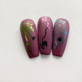 Creepy Crawly (CjS-H-80) Steel Nail Art Layered Stamping Plate