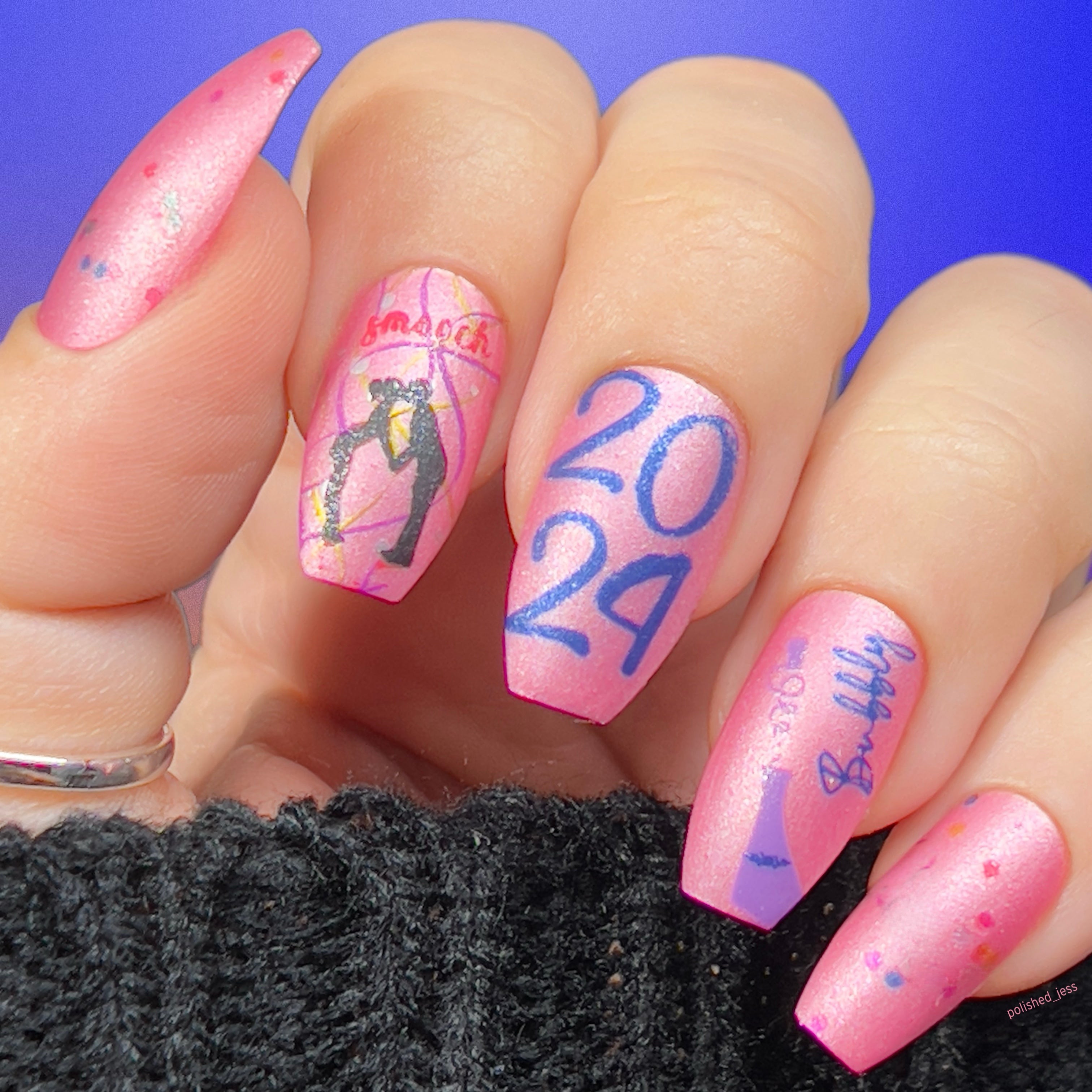 New Year, New You! (CjSH-84) Steel Nail Art Stamping Plate