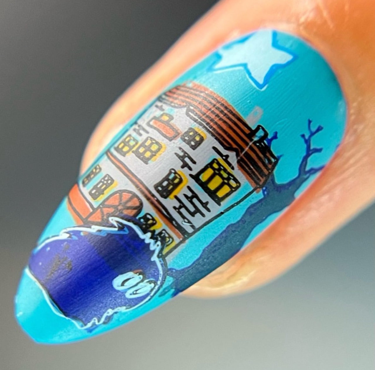 Sweet Little Witch (CjSH-90) Steel Nail Art Layered Stamping Plate