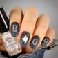 Patterned Halloween (CjSH-95) Steel Nail Art Layered Stamping Plate