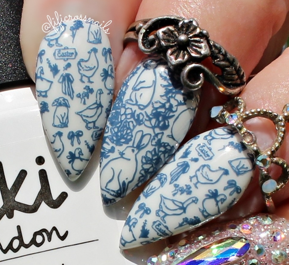Heirloom Easter (CjSH-135) Etched Nail Art Stamping Plate