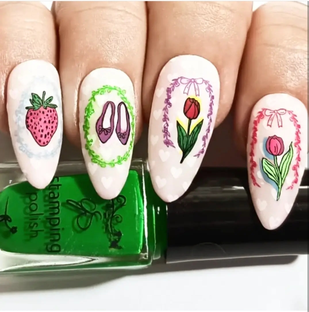 Heirloom Easter (CjSH-135) Etched Nail Art Stamping Plate