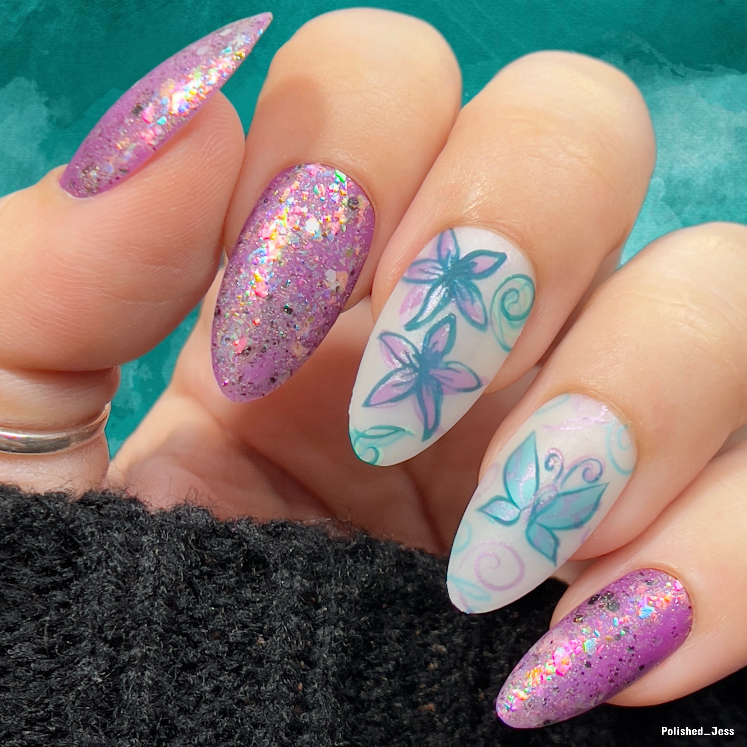Chrissie Pearce's Butterfly (CjSLC-03) - Steel Nail Art Stamping Plate