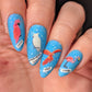 Talk Birdy To Me (CjSLC-103) Etched Nail Art Stamping Plate