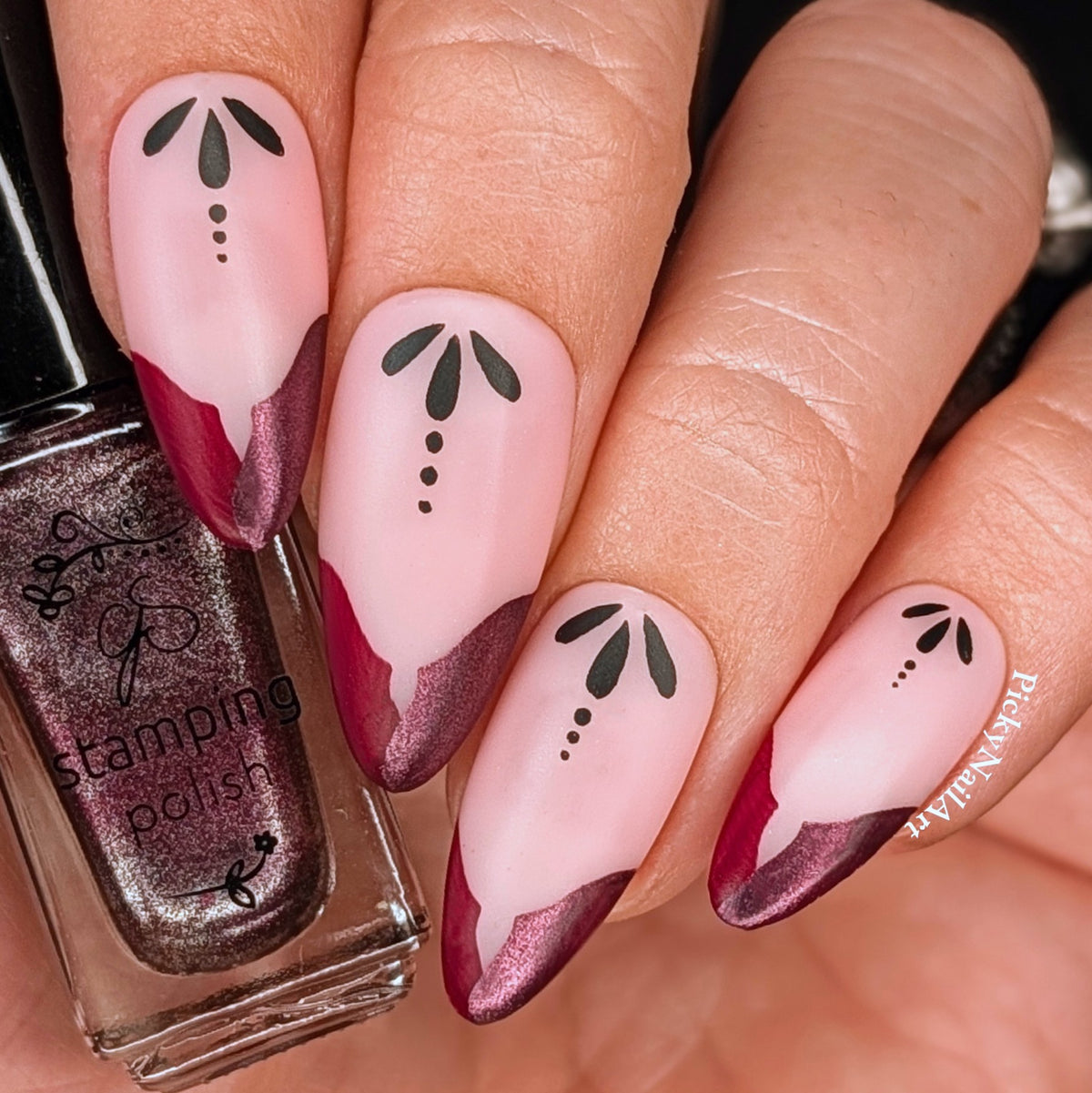 Gilded Garden (CjSLC-104) Etched Nail Art Stamping Plate