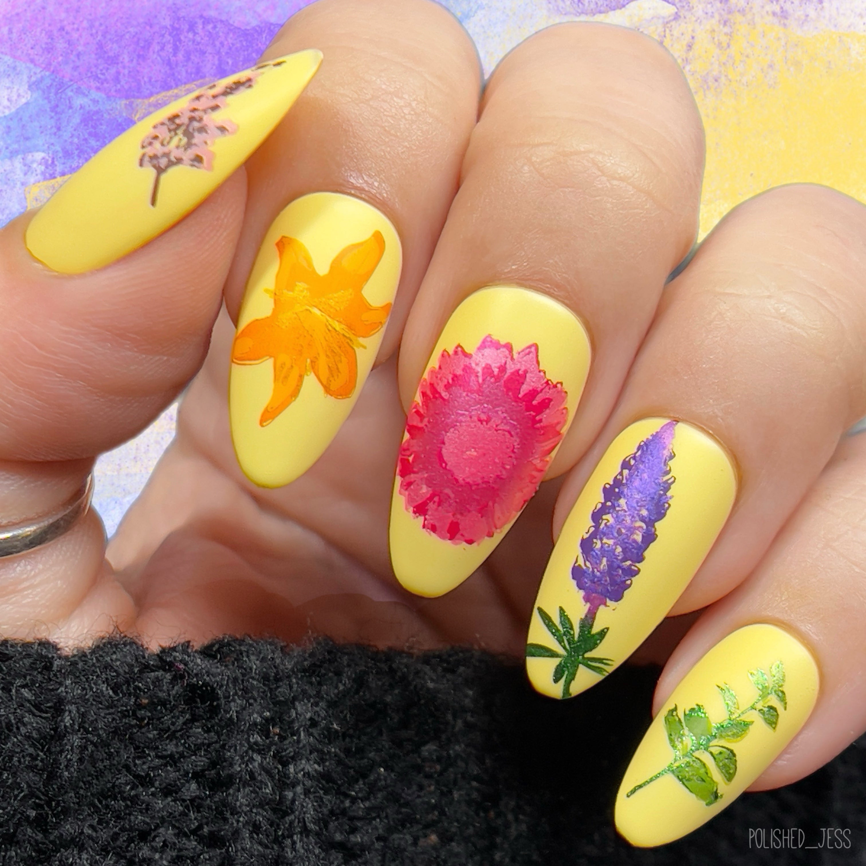 Roses Floral Garden (CjSLC-13) - Steel Nail Art Stamping Plate