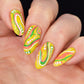 Funky Swirls (CjSLC-82) Steel Nail Art Stamping Plate
