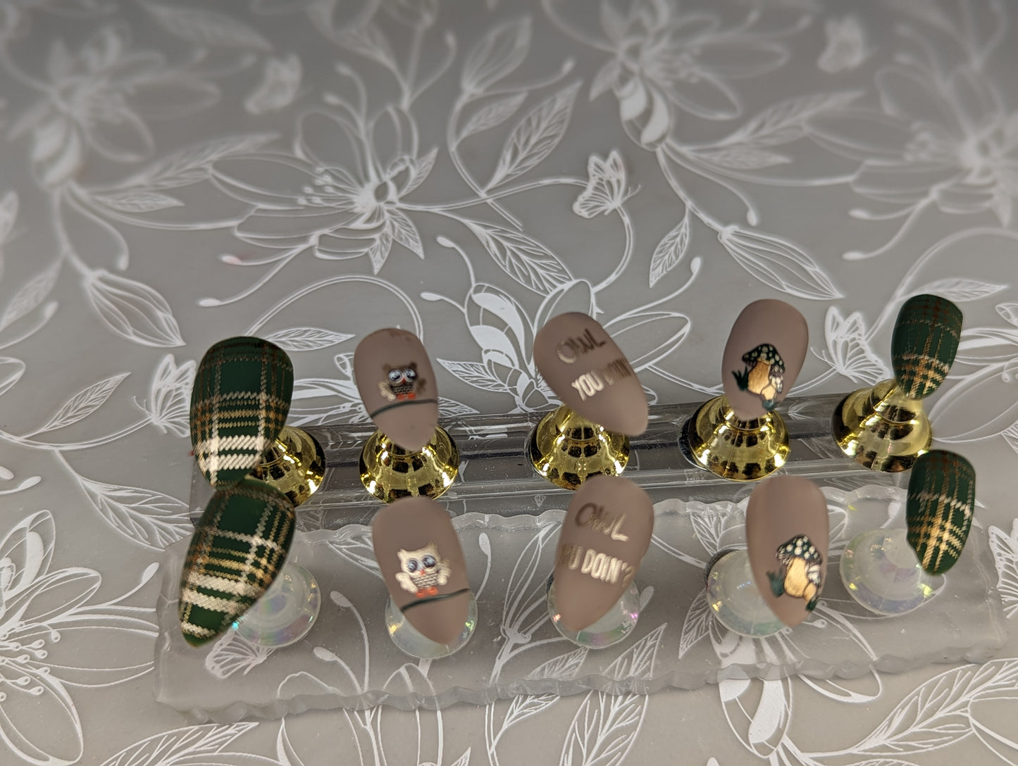 Owl is Good (CjSLC-96) Etched Nail Art Stamping Plate