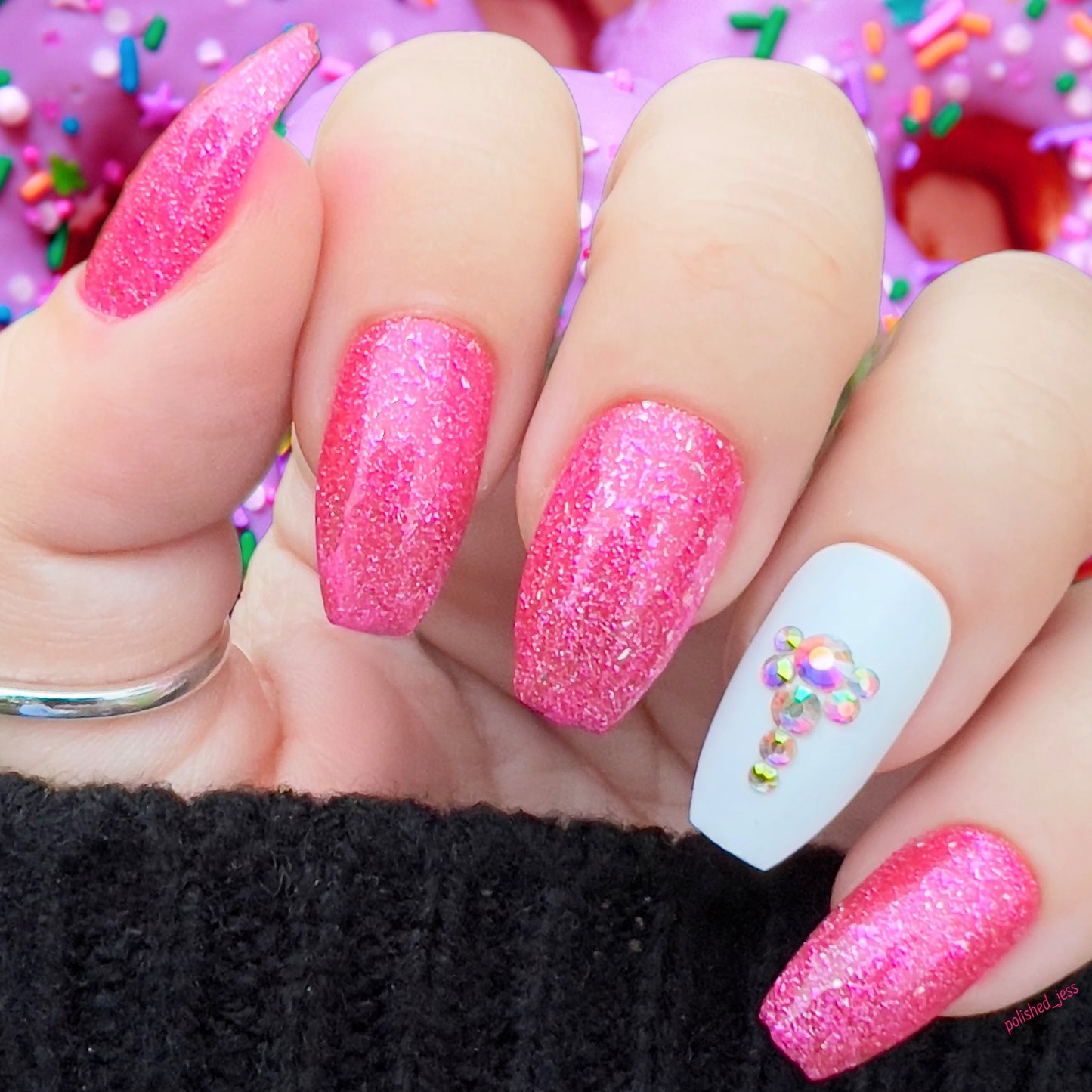 Celina Ryden - Crystal Application (CjSLC-98) Etched Nail Art Stamping Plate