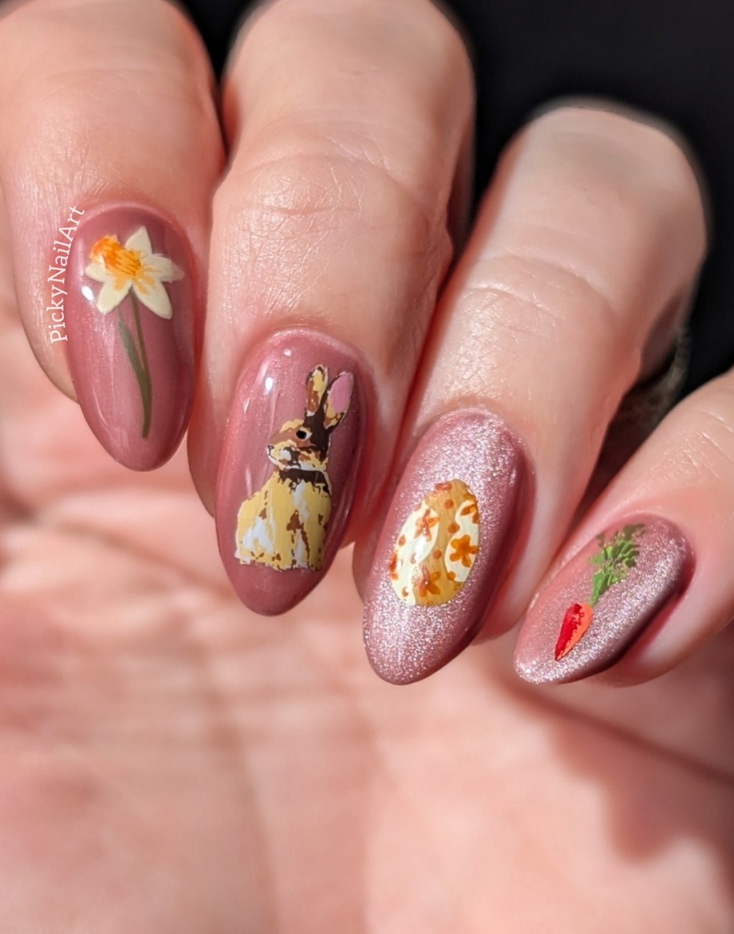 Hoppy Easter (CjSLE-13) Etched Nail Art Stamping Plate