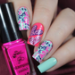 Flirty Flourish (CjSV-11) Steel Nail Art Layered Stamping Plate