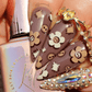gorgeous-manicure-with-cute-nail-art-designs-of-buttons-and-smiling-flowers
