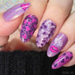 Lovestruck (CjSV-54) Steel Nail Art Layered Stamping Plate