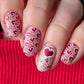 Sealed With a Kiss (CjSV-59) Etched Nail Art Stamping Plate