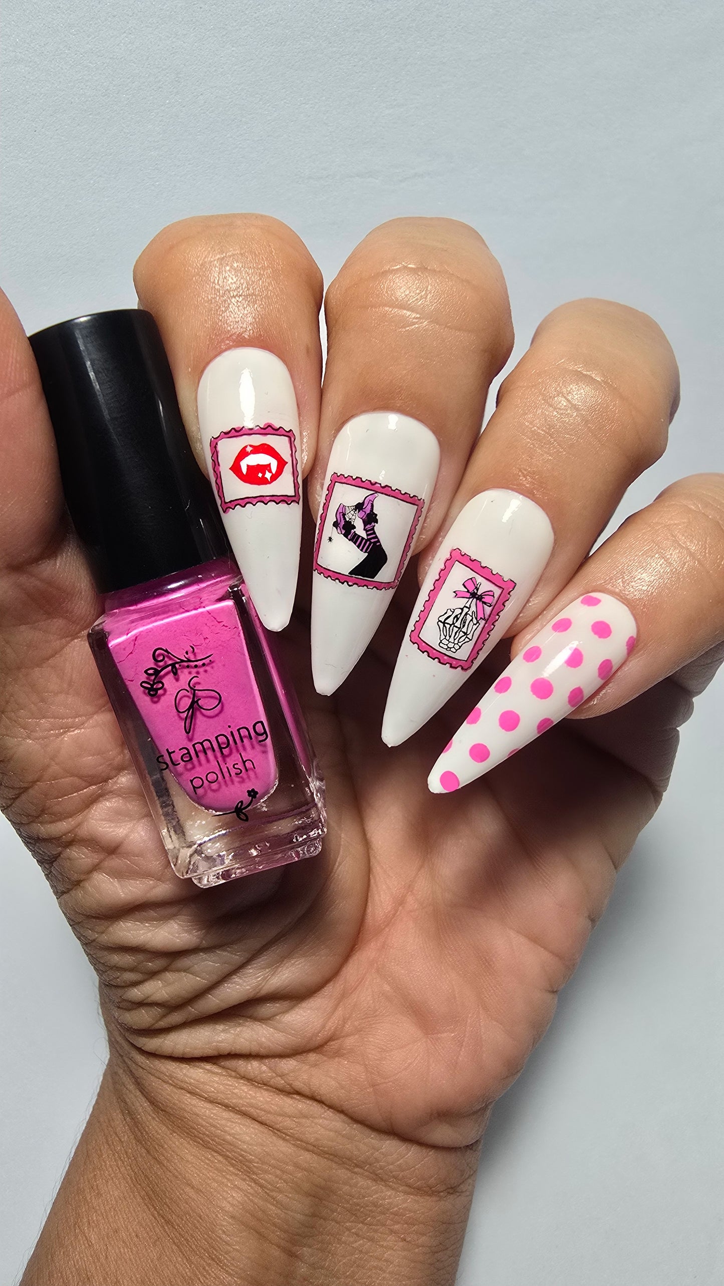 Paranormal Post (CjSH-125) Etched Nail Art Stamping Plate