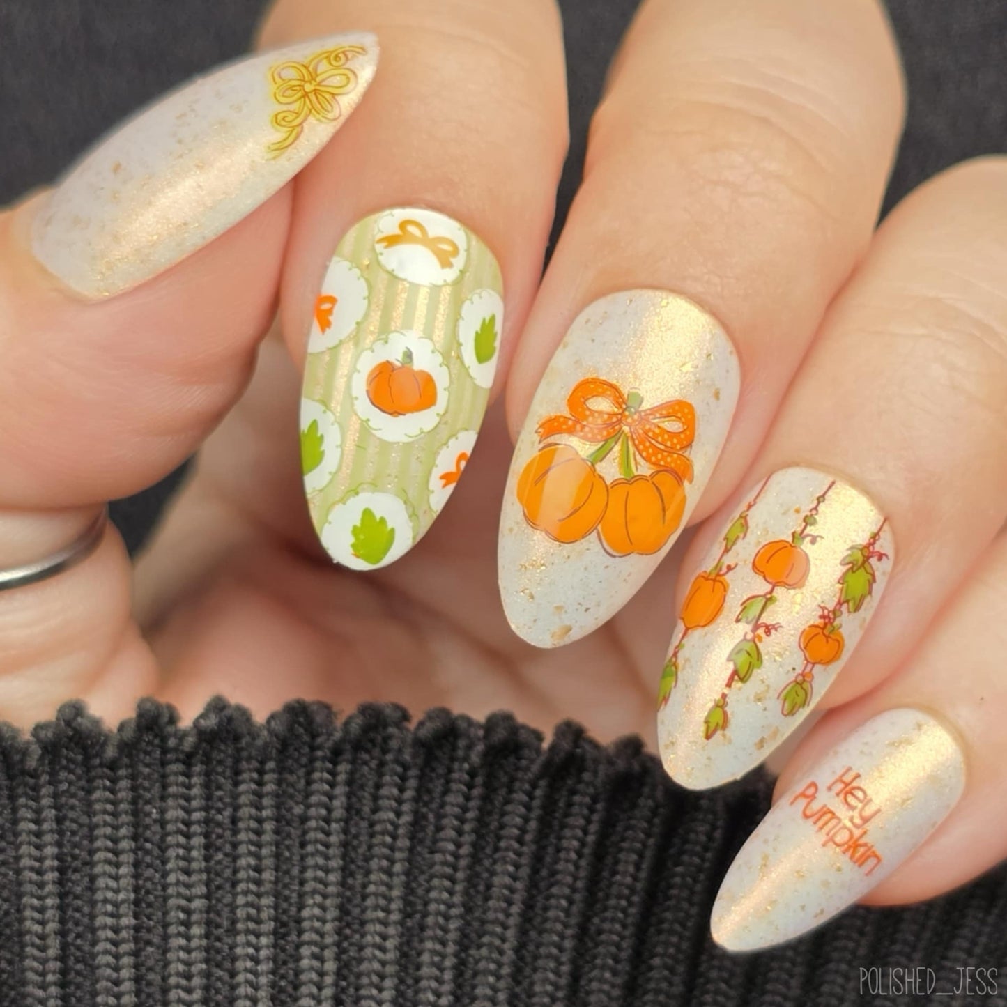 Enchanted Harvest (CjSH-131) Etched Nail Art Stamping Plate