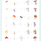 layered-nail-art-stamping-plate-how-to-card-with-colorful-mushrooms-and-forest-animals