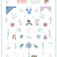 layered-nail-art-stamping-plate-inspo-card-with-colorful-designs-of-snowflakes-trees-winter-swirls-and-words-for-nail-art