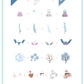 layered-nail-art-stamping-plate-how-to-card-wtih-colorful-designs-of-a-snowman-trees-and-snowflakes