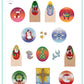 Holiday Glass (CjSC-91) Steel Nail Art Layered Stamping Plate