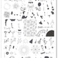 layered-nail-art-stamping-plate-with-designs-of-fireworks-stars-drinks-and-new-year-celebrations