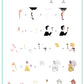 layered-nail-art-stamping-plate-how-to-card-with-colourful-designs-of-girls-dressed-up-couple-toasting-champagne