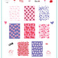 layered-nail-art-stamping-plate-inspo-card-showing-colorful-designs-of-hearts-lips-heart-balloons-and-words-for-nail-art