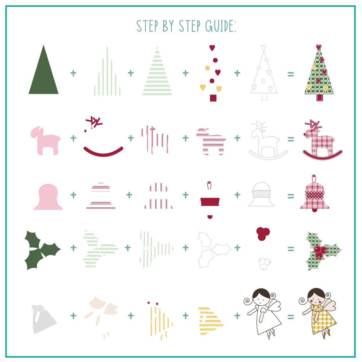 Tis the Season (CjSC-94) Etched Nail Art Stamping Plate