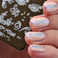Petit Swirls (CjS-49) Steel Nail Art Layered Stamping Plate