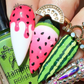 One in a Melon (CjS-182) Steel Layered Nail Art Stamping Plate