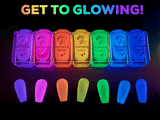 Stamping Polish Kit - Glow in the Dark (7 Colors)
