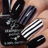 #1 More Like 1 AM - Nail Stamping Color (5 Free Formula) Polish Clear Jelly Stamper 