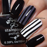 #1 More Like 1 AM - Nail Stamping Color (5 Free Formula) Polish Clear Jelly Stamper 