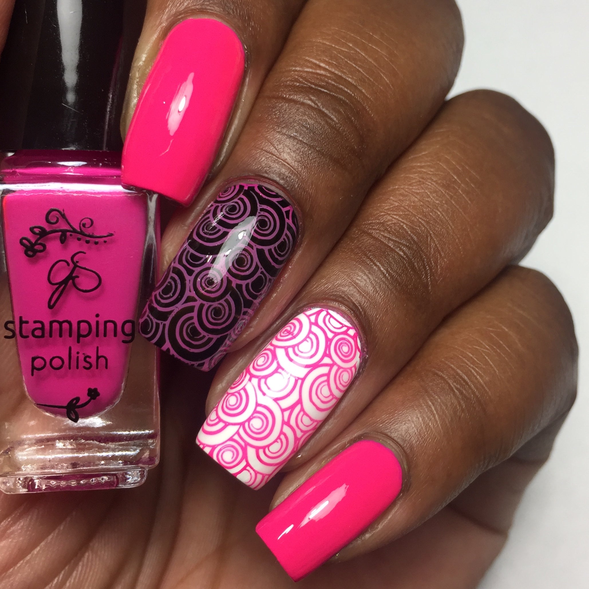 #5 Wild Child - Nail Stamping Color (5 Free Formula) Polish Clear Jelly Stamper 