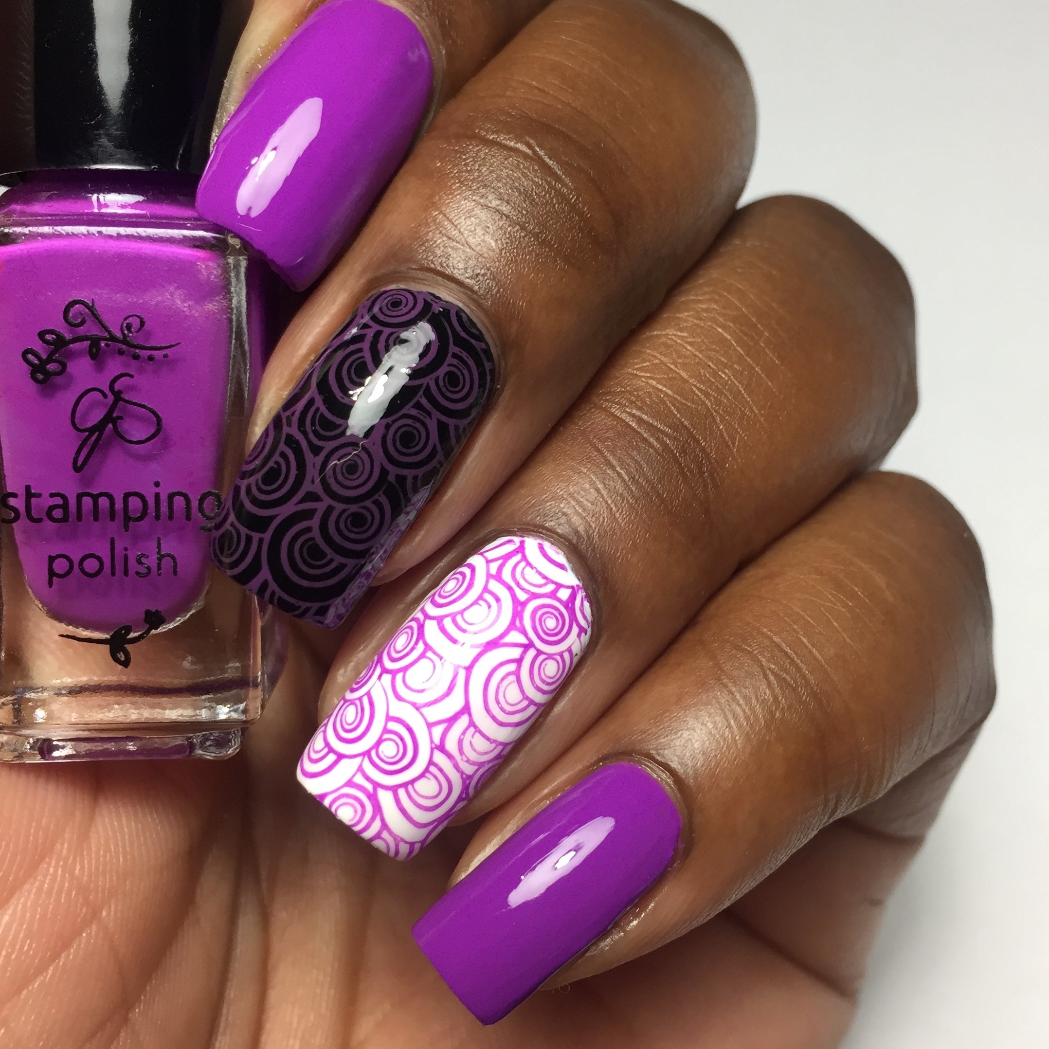 #18 I Brought Beverages - Nail Stamping Color (5 Free Formula) Polish Clear Jelly Stamper 