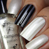 #34 Angelic White - Nail Stamping Color (5 Free Formula) Polish Clear Jelly Stamper 
