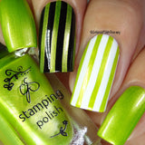 #44 Sassy Monster - Nail Stamping Color (5 Free Formula) Polish Clear Jelly Stamper 