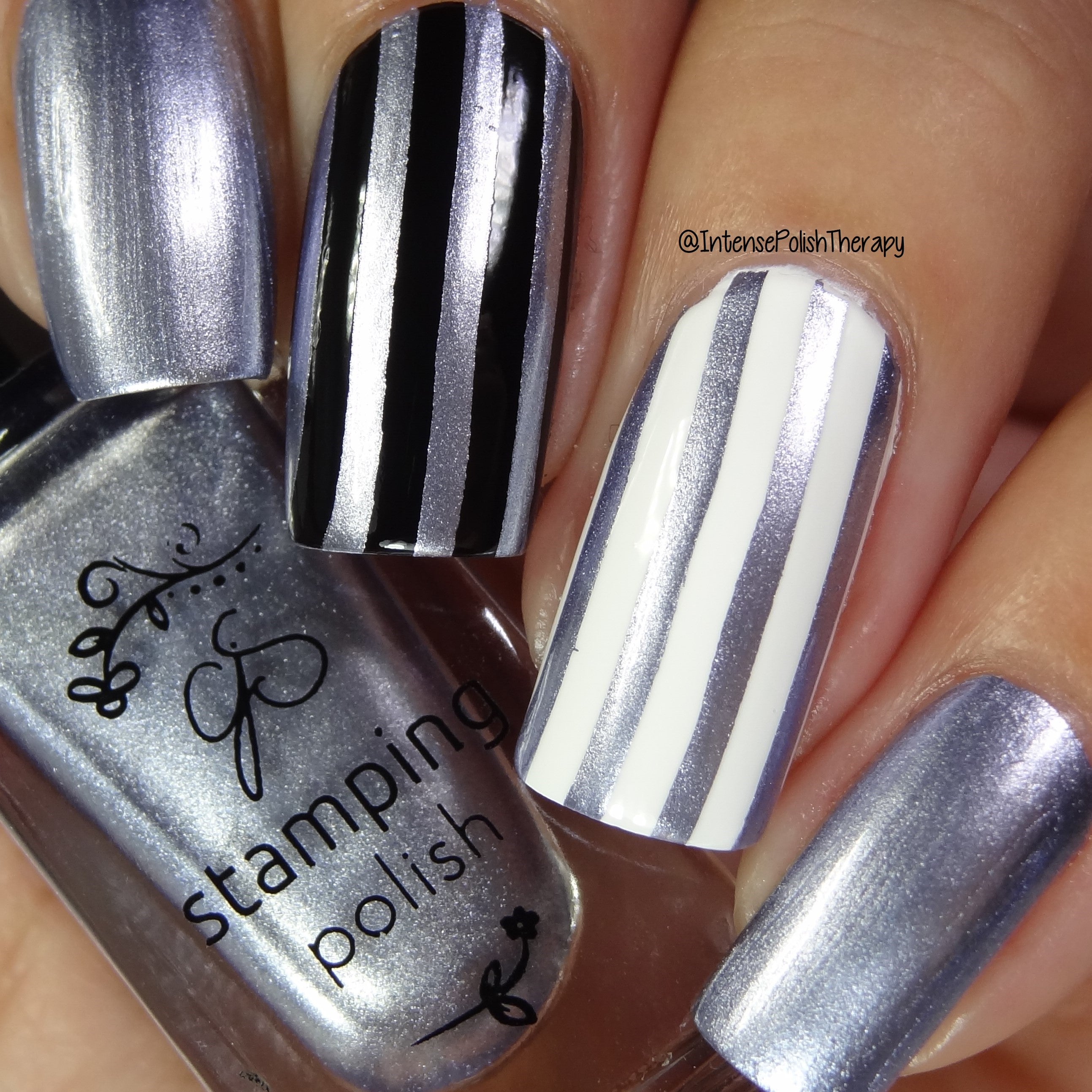 #47 Lilac Ice - Nail Stamping Color (5 Free Formula) Polish Clear Jelly Stamper 