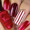 #63 Scarlet Letter - Nail Stamping Color (5 Free Formula) Polish Clear Jelly Stamper 