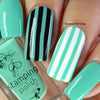 #72 Palm Frond - Nail Stamping Color (5 Free Formula) Polish Clear Jelly Stamper 