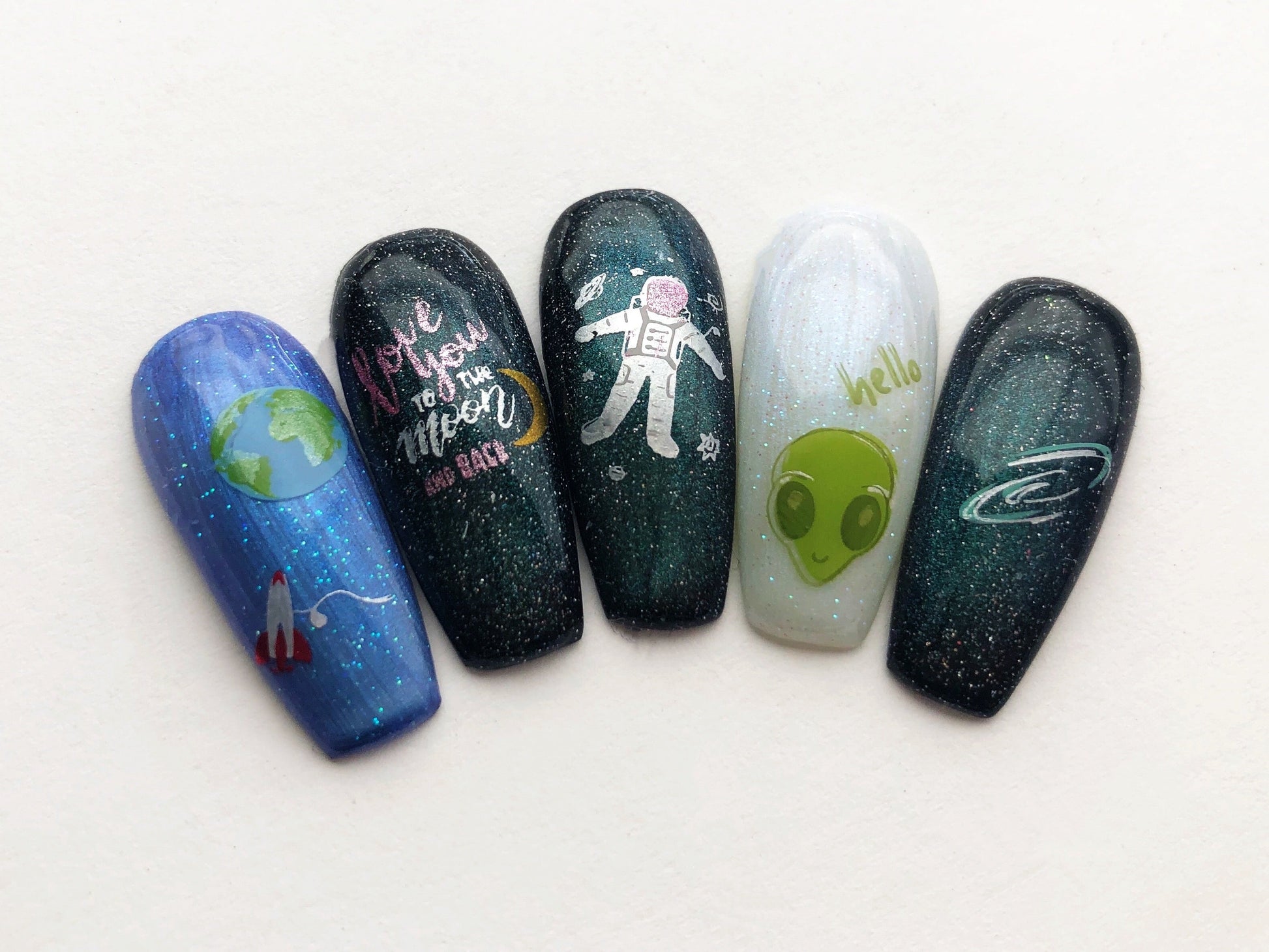 Hello Universe (CjS-161) Steel Stamping Plate 8 x 8 Clear Jelly Stamper 