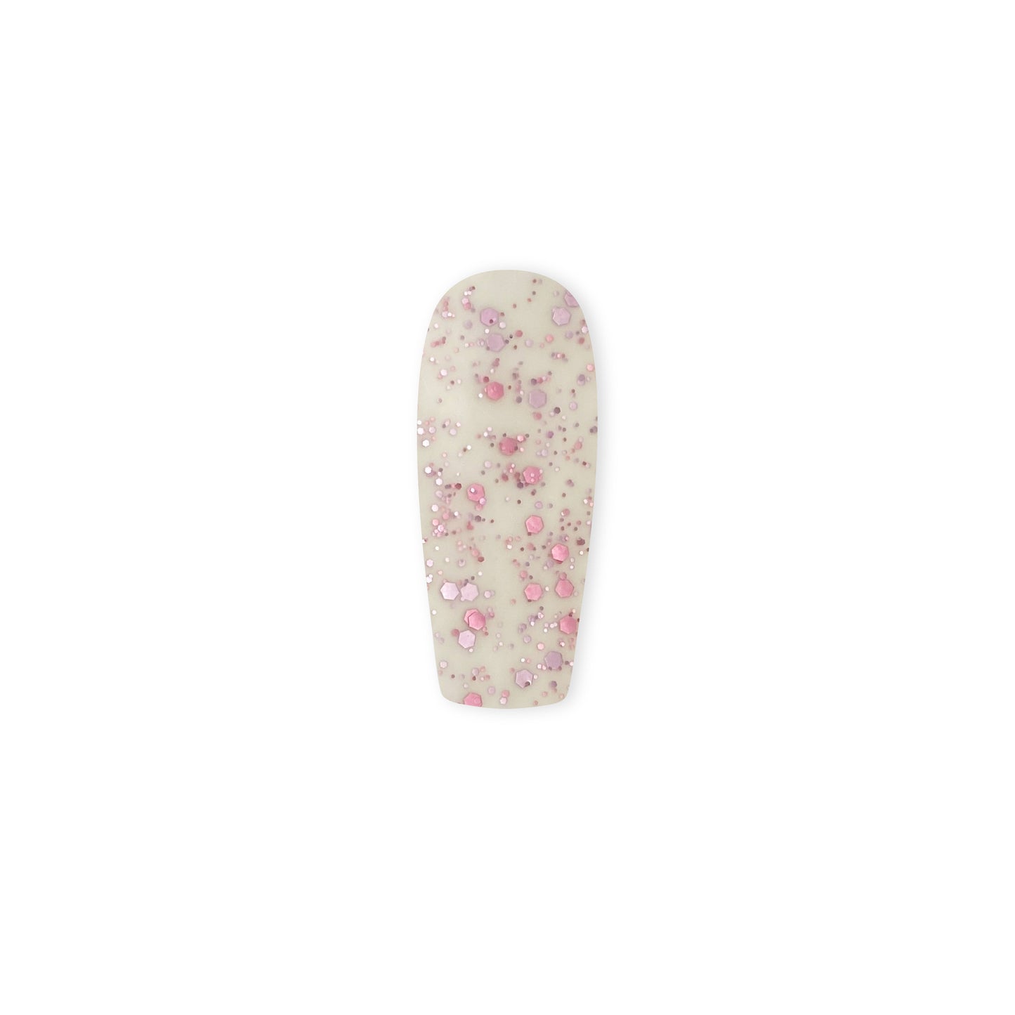 Velvet Multi Confetti - Pink (Matte - Top Coat)