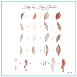 A Crunch With Every Step (CjS-270) Steel Nail Art Stamping Plate