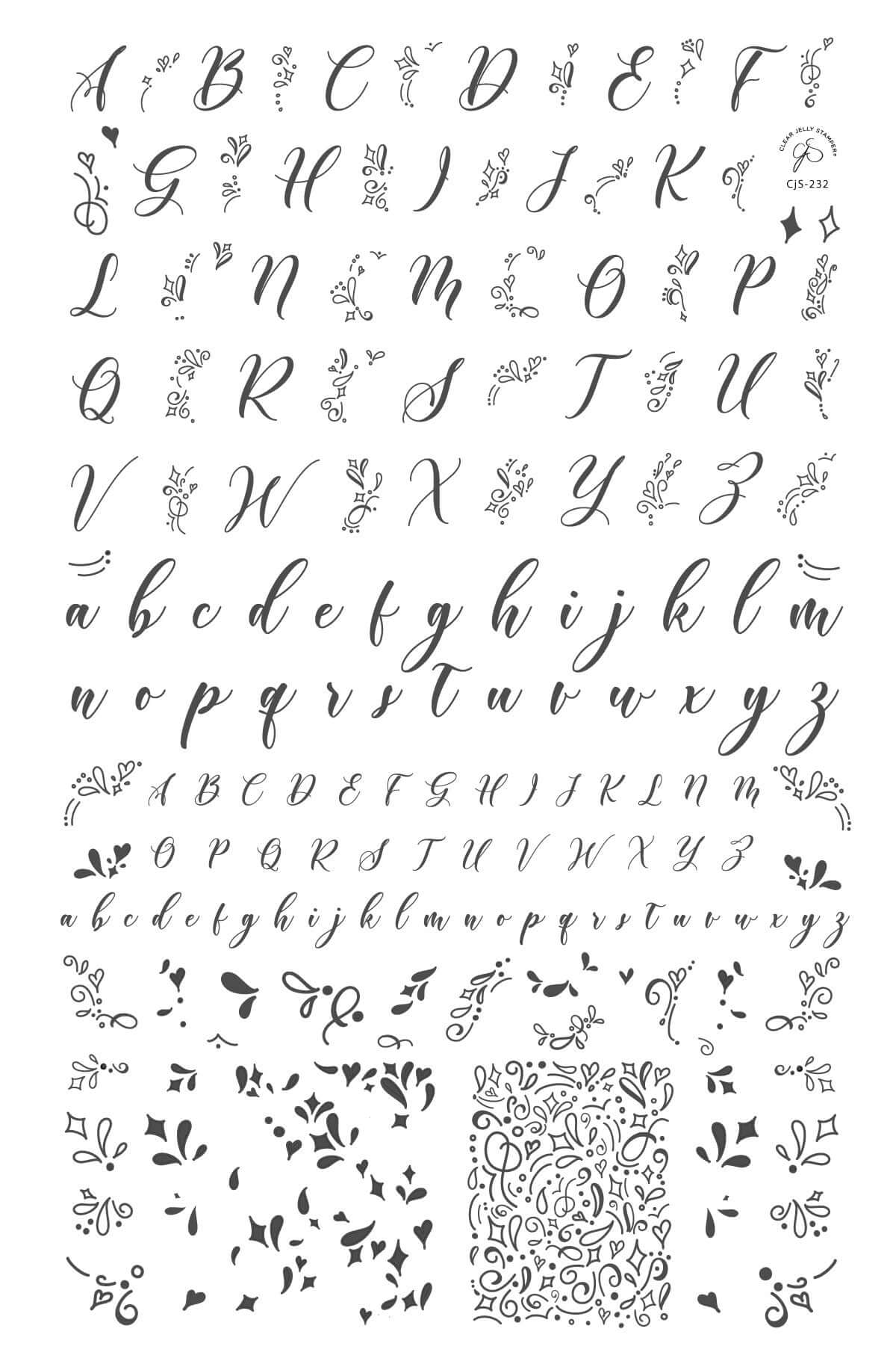 layered-nail-art-stamping-plate-with-swirl-themed-alphabet-letters