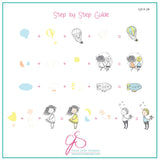 Be Mine (CjSV-29) Steel Nail Art Stamping Plate
